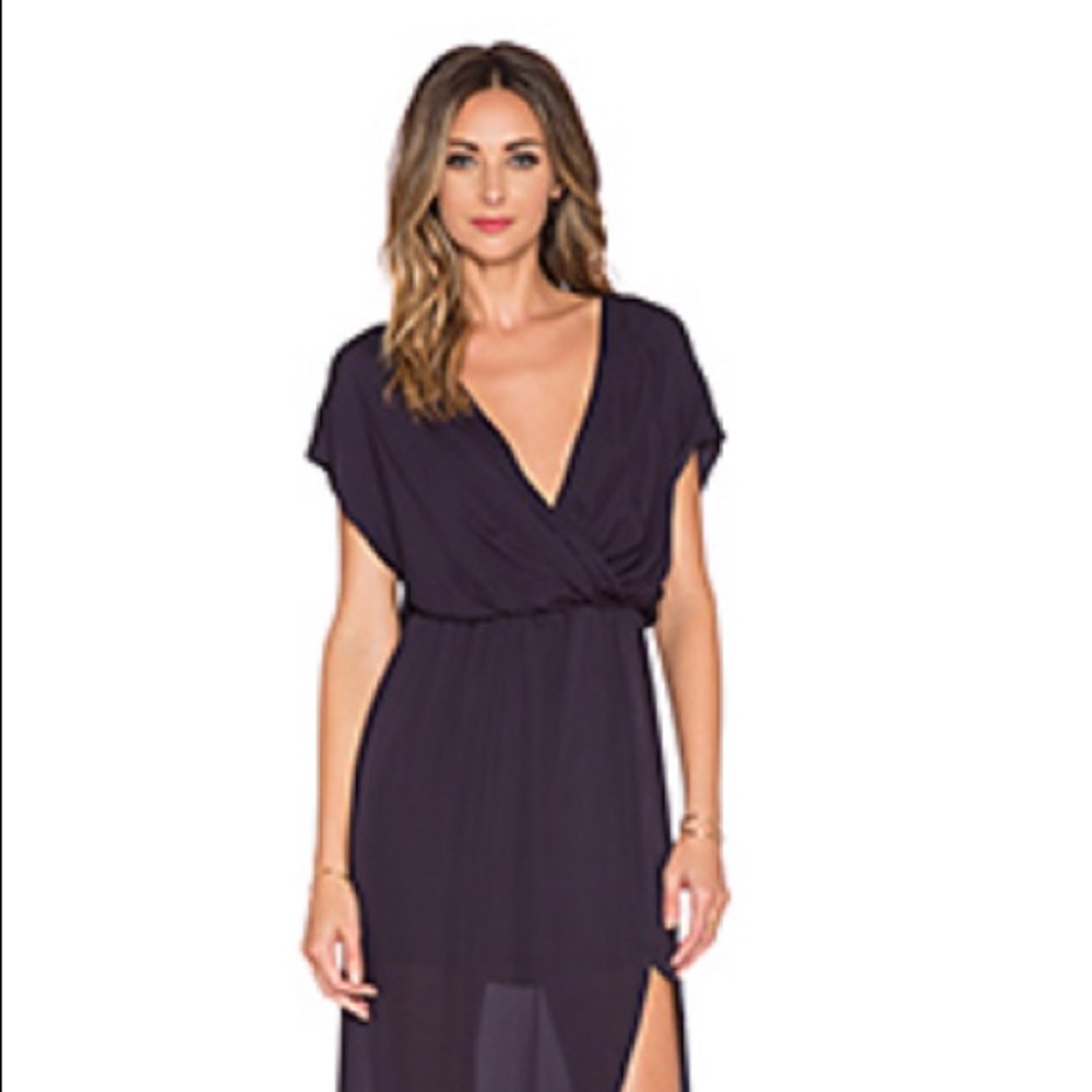 Purple sheer yifat Oren dress